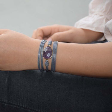 Inner Peace Amethyst Wrap Bracelet-Your Soul Place